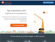 Tablet Screenshot of bp-solutions.com